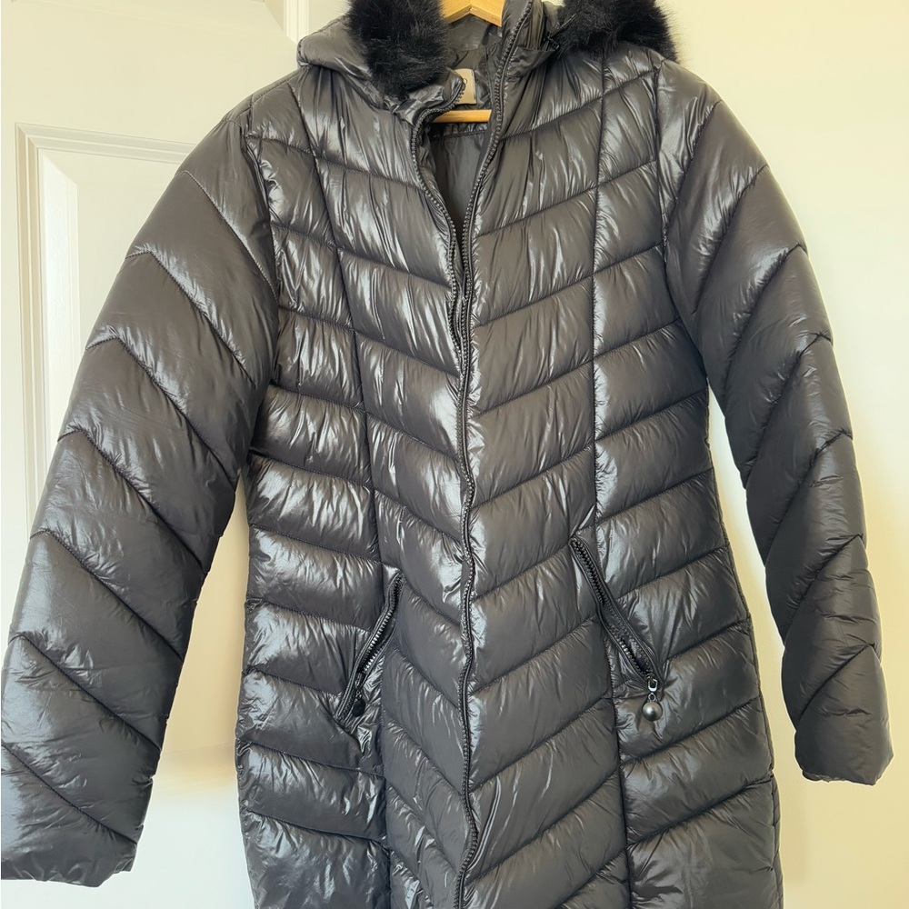 Women's Black Quilted Jacket
